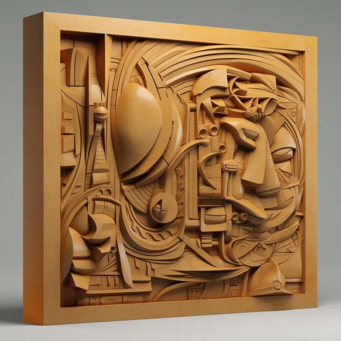 نموذج ثلاثي الأبعاد لآلة CNC 3D Art 